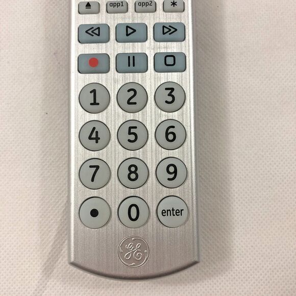 GE Remote Control Designer Series Universal Device # 6177 33712-CL4  Backlit - Picture 2 of 5